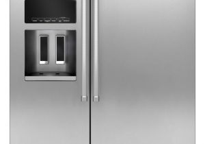 Used White Counter Depth Refrigerator Monochromatic Stainless Steel 22 7 Cu Ft Counter Depth Side by