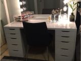 Vanity Mirror with Light Bulbs Ikea 25 Basta Ikea Makeup Vanity Ideerna Pa Pinterest