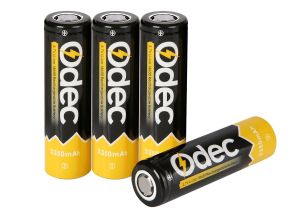 Various Types Of Batteries Used In Industries Amazon Com Odec 18650 Battery 3350mah Li Ion Rechargeable Battery