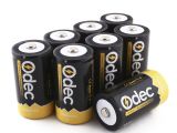 Various Types Of Rechargeable Batteries Amazon Com Odec D Cell Rechargeable Batteries 8 Pack 10000mah Deep