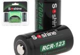 Various Types Of Rechargeable Batteries Brand New soshine Rcr 123 16340 700mah Li Ion Rechargeable Battery