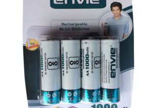 Various Types Of Rechargeable Batteries Envie 1000 Mah Rechargeable Battery 4 Price In India Buy Envie 1000