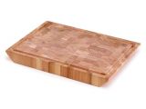Veins Wood Cutting Board Wooden End Grain Cutting Board with Juice Groove 1106t