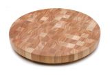 Veins Wood Cutting Board Wooden End Grain Round Cutting Board 1047