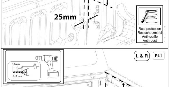 Velux Sun Tunnel Installation Instructions ford Ranger Xl Xlt and Limited Mountain top Roll Installation