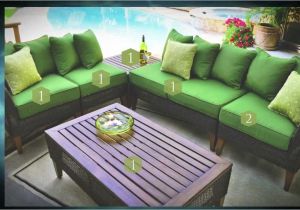 Veranda Classics by foremost Indio Modular Sectional Outdoor sofa Veranda Classics by