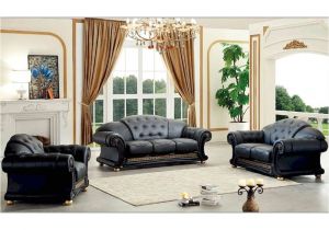 Versace Living Room Set Black Living Room Set In Classic Style Versace Esfveset