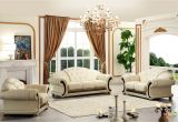 Versace Living Room Set Versace Cleopatra Cream Italian top Grain Leather Beige