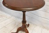 Vintage Ethan Allen Side Table Vintage Queen Anne Style Ethan Allen Cherry Round Pedestal