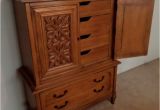 Vintage Thomasville Furniture Hardware Thomasville Vintage Armoire solid Wood 1970 S