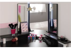 Volage Makeup Vanity with Mirror by Parisot Parisot Volage Makeup Vanity with Mirror Wayfair