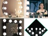 Voltage Makeup Vanity with Mirror Hollywood Vanity Mirror Light Kit Fashion Make Up Light Dimmable