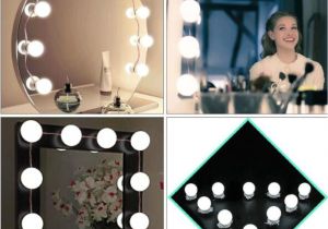 Voltage Makeup Vanity with Mirror Hollywood Vanity Mirror Light Kit Fashion Make Up Light Dimmable