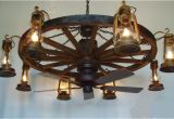 Wagon Wheel Ceiling Fan Light Dxww037 60 8 Fan 1 Tier Wooden Wagon Wheel Chandelier W