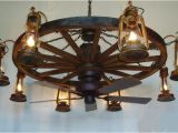 Wagon Wheel Ceiling Fan with Light Dxww037 60 8 Fan 1 Tier Wooden Wagon Wheel Chandelier W