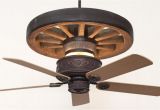 Wagon Wheel Ceiling Fans with Lights Copper Canyon Western Star Wagon Wheel Ceiling Fan