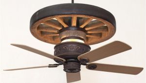 Wagon Wheel Ceiling Fans with Lights Copper Canyon Western Star Wagon Wheel Ceiling Fan