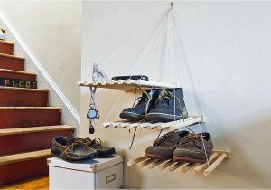 Wall Mounted Shoe Shine Stand 19 Hanging Storage Hacks to Get Your Home Super organized