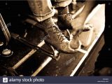 Wall Mounted Shoe Shine Stand Shoe Laces Old Stock Photos Shoe Laces Old Stock Images Alamy