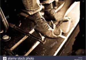 Wall Mounted Shoe Shine Stand Shoe Laces Old Stock Photos Shoe Laces Old Stock Images Alamy
