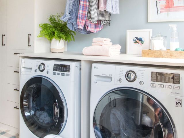 Washer Dryer Pedestal Ikea Hack Our Laundry Room Makeover with Persil ...