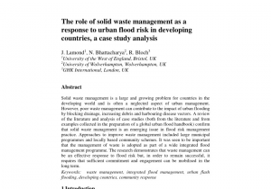 Waste Management Alexandria Mn Pdf A Review and Framework for Understanding the Potential Impact