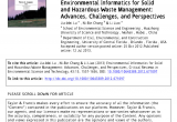 Waste Management Alexandria Mn Pdf Environmental Informatics for solid and Hazardous Waste