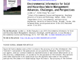 Waste Management Alexandria Mn Pdf Environmental Informatics for solid and Hazardous Waste