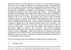 Waste Management Alexandria Mn Pdf solid Waste Disposal by Semi Aerobic Sanitary Landfill towards