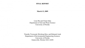 Waste Management In Ocala Fl Pdf Chemical Characteristics Of Yard Waste In Florida