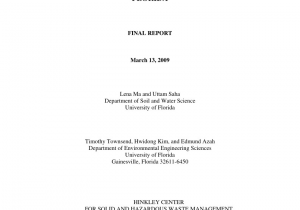 Waste Management In Ocala Fl Pdf Chemical Characteristics Of Yard Waste In Florida