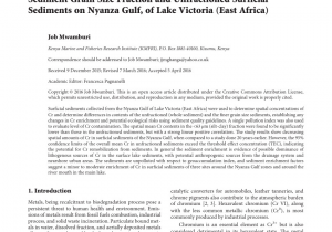 Waste Management – Lake View Landfill Erie Pa Pdf Chromium Distribution and Spatial Variations In the Finer