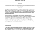 Waste Management Landfill Erie Pa Pdf Auswahl Und Anwendbarkeit Von Parametern Zur Charakterisierung