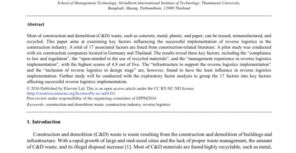 Waste Management Landfill Erie Pa Pdf Examination Of Factors Influencing the Successful
