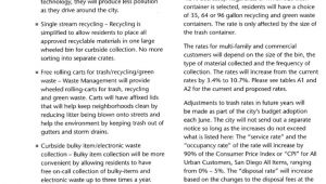 Waste Management Murrieta Ca Carlsbad Ca Proposed solid Waste Rates 2012 Waste Management