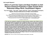 Waste Management Navarre Florida Pdf Vegetation and Land Use Effects On soil Properties and Water