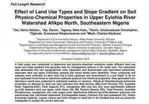 Waste Management Navarre Florida Pdf Vegetation and Land Use Effects On soil Properties and Water