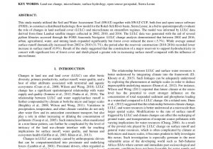 Waste Oil Disposal Eau Claire Wi Pdf Land Use Microclimate and Surface Runoff Linkages Space Time