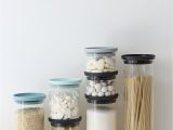 Weck Jars with Wood Lids Amazon Com Brabantia Stackable Glass Food Storage Containers Set