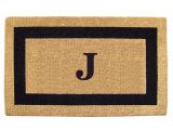 Well Hello there Doormat Nedia Home Heavy Duty Coir Single Picture Frame Monogrammed Black