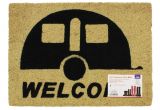 Well Hello there Doormat Uk Jvl Caravan Welcome Coir Pvc Backed Entrance Door Mat Rattan 36 X