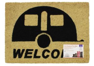 Well Hello there Doormat Uk Jvl Caravan Welcome Coir Pvc Backed Entrance Door Mat Rattan 36 X