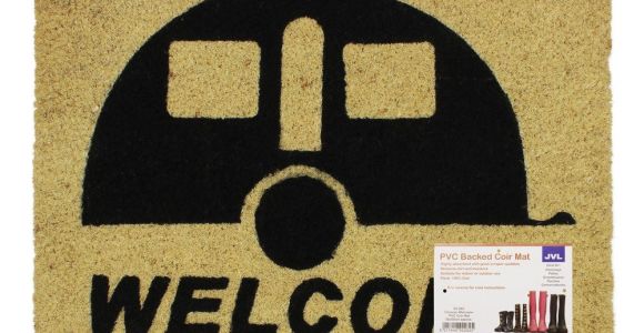 Well Hello there Doormat Uk Jvl Caravan Welcome Coir Pvc Backed Entrance Door Mat Rattan 36 X