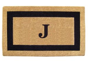 Well Hello there Doormat Uk Nedia Home Heavy Duty Coir Single Picture Frame Monogrammed Black