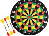 What are Dart Boards Made Of Hey Play 16 In Magnetic Dart Board Set Hw3400001 the