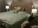 What Color Furniture Goes with Dark Grey Headboard Mint Gold and Grey Bedroom Blended Neutral Black and White Into
