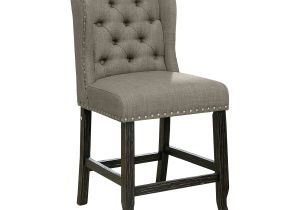 What Height Bar Stool for 48 Inch Counter Shop Furniture Of America Telara Contemporary Tufted Wingback 24