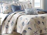 What is the Difference Between A Coverlet and A Quilt Cover Nantucket Coastal Seashell 6 Pc Coverlet Bed Set Everything S Just