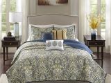 What is the Difference Between A Coverlet and A Quilt Cover Shop Madison Park Madison Teal Charmeuse Printed 6 Piece Coverlet