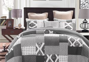 What is the Difference Between A Coverlet and A Quilt Dada Bedding Classical Shades Of Grey Reversible Cotton Real